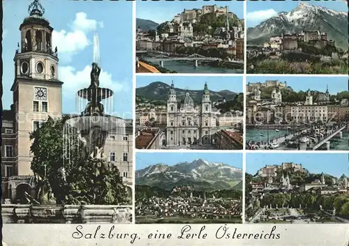 Salzburg Oesterreich  Kat. Salzburg