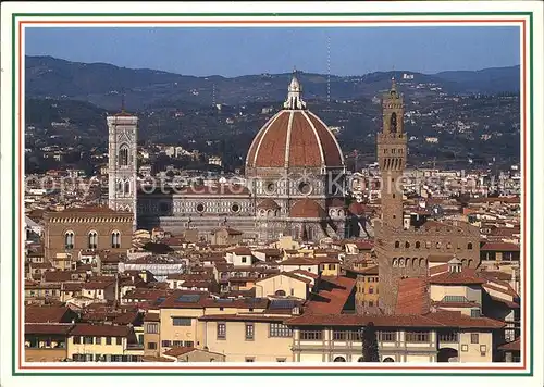 Firenze Toscana Cattedrale di Santa Maria del Fiore e Palazzo Vecchio Kat. Firenze