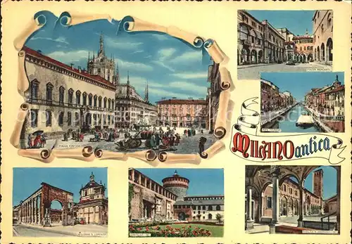 Milano Das alte Mailand Kat. Italien