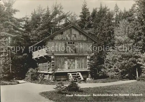 Telemarken Norsk Folkemuseum Berdalsstabburet fra Nesland Kat. Norwegen