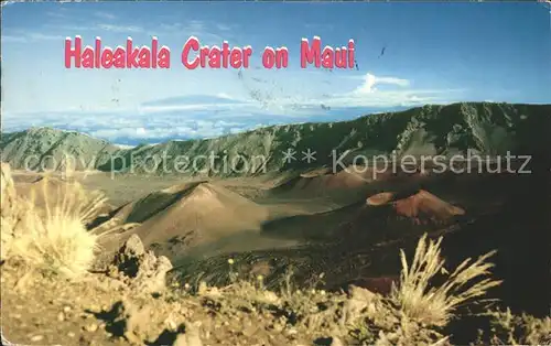Maui Hawaii Haleakala Crater Kat. Maui