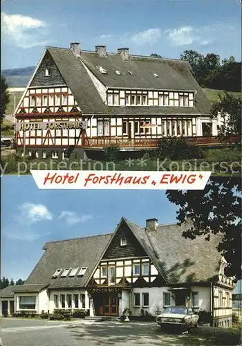 Neu Listernohl Hotel Forsthaus Ewig Kat. Olsberg