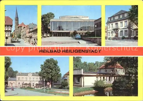 Heiligenstadt Eichsfeld Am Berge Kreiskulturhaus Rathaus Bahnhof Kneippbad Kat. Heiligenstadt