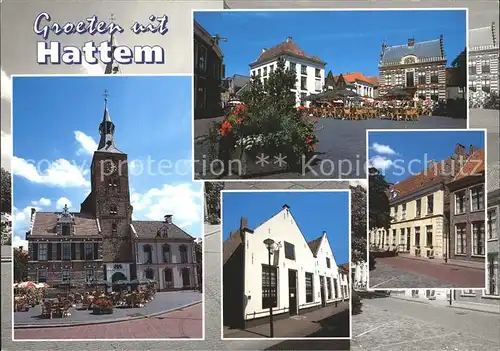 Hattem Zwolle Kirche Marktplatz Teilansichten Kat. Zwolle