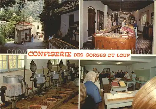 Provence Region Confiserie des Gorges du Loup Fabrique de fruits confits et de fleurs cristallisees Kat. Aix en Provence