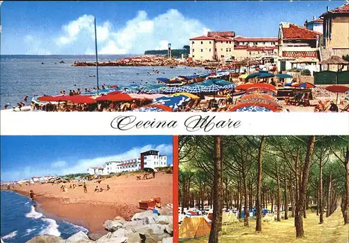 Cecina Mare Strandpartien Camping Kat. Cecina