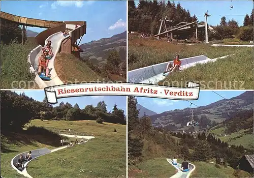 Verditz Afritz Sommerrodelbahn Kat. Afritz am See