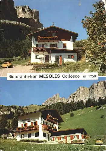 Colfosco Restaurant Bar Mesoles Kat. Corvara Bolzano