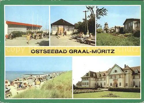 Graal-Mueritz Ostseebad Strand Muehle CafÃ© Seeblick Sanatorium Richard Assmann / Seeheilbad Graal-Mueritz /Bad Doberan LKR
