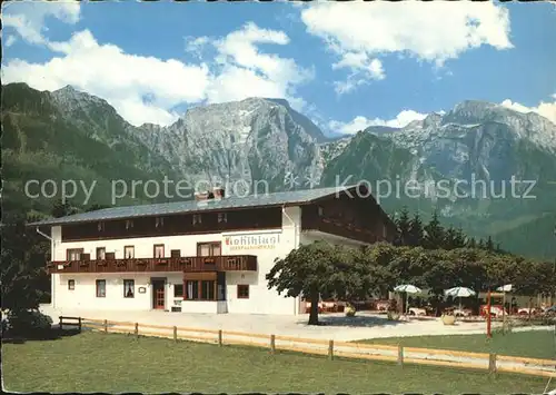 Schoenau Berchtesgaden Gasthaus Pension Kohlhiasl Kat. Berchtesgaden