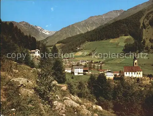 Schnalstal Kirche Kat. Bozen Dolomiten