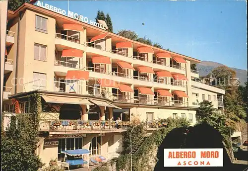 Ascona TI Albergo Moro Hotel Kat. Ascona