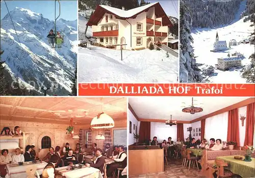 Trafoi Suedtirol Dalliada Hof Speiseraum Sessellift Panorama Kat. Stilfs