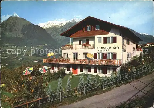 Schenna Meran Pension Cafe Walter Kat. Italien