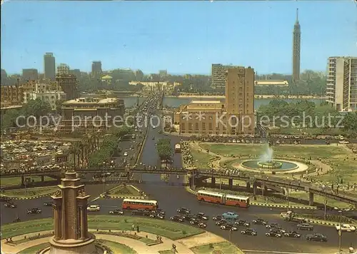 Kairo Fliegeraufnahme El Tahir Square Kat. Aegypten