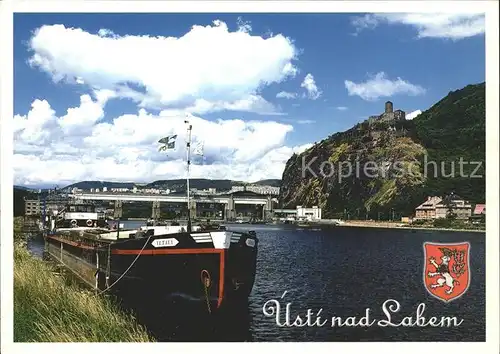 Hrad Strekov Usti nad Labem Kat. Tschechische Republik