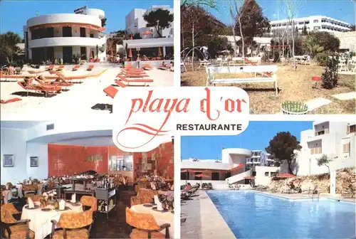 Cala d Or Restaurante Schwimmbad Gastraum Sonnenterrasse Kat. Mallorca