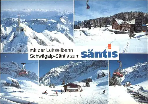 Saentis AR Mit der Luftseilbahn Schwaegalp Kat. Saentis