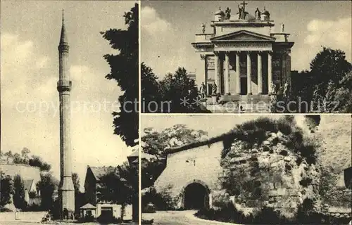 Egri Eger Minarett Kathedrale Ruine