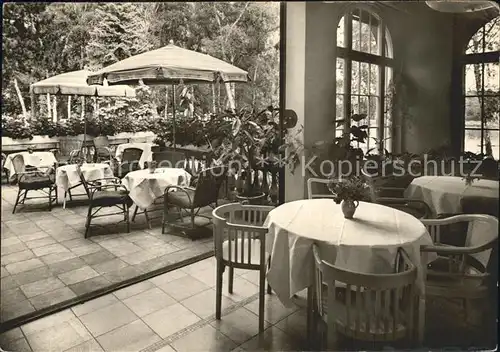 Wannsee Wintergarten Terrasse Haus am Kleinen Wannsee Schulungsheim Erholungsheim der Deutschen Postgewerkschaft / Berlin /Berlin Stadtkreis