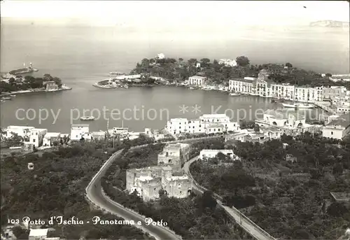 Ischia Panorama e Porto veduta aerea Kat. 