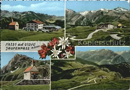 Jaufenpass Teilansichten Kapelle Kat. Italien