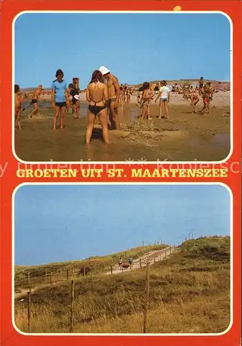 St Maartenszee Strand Duenen Kat. Sint Maartenszee