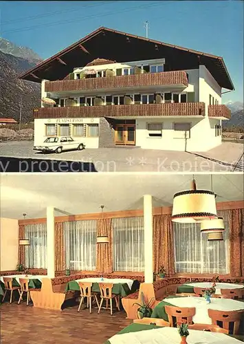 Plaus Meran Pension Plauserhof Gastraum Kat. Merano