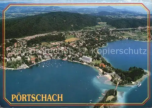 Poertschach Woerthersee Fliegeraufnahme /  /