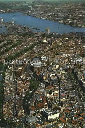 Amsterdam Niederlande Fliegeraufnahme Stadtmitte Kat. Amsterdam