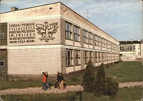 Sieradz Woiwodschaft Lodz Schule Kat. Polen