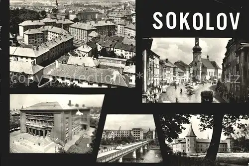 Sokolov Stadtansichten  Kat. Sokolov