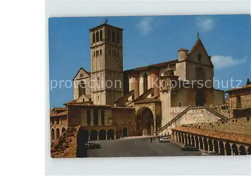 Assisi Umbria Basilika des Heiligen Francesco  Kat. Assisi