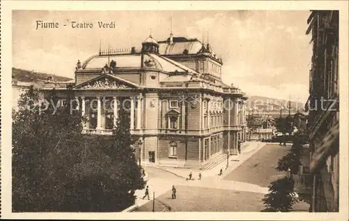 Fiume Teatro Verdi Kat. Rijeka
