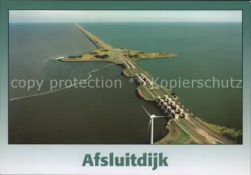 Afsluitdijk Fliegeraufnahme Kat. Niederlande