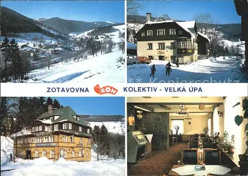 Krkonose Zotavovna Roh Kolektiv kavarna Radium Velka Upa Kat. Polen