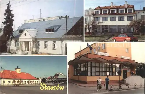 Staszow Ratusz Poczta Hotel Gwarek 