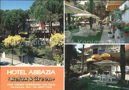 Lignano Sabbiadoro Hotel Abbazia Relax Green  Kat. Lignano
