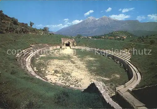 Avezzano Alba Fucens Amphitheatre Velino Mount Kat. L Aquila