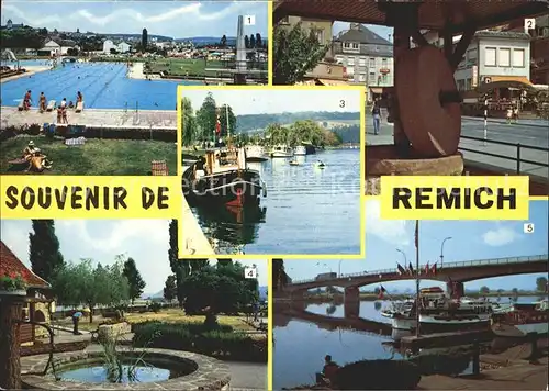 Remich Moselle Mini Golf Pont Piscines Kat. Luxemburg