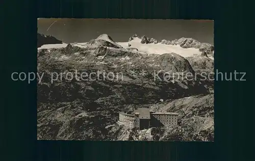 Dachstein Steiermark Fliegeraufnahme Berhaus Krippenstein  Kat. Ramsau am Dachstein