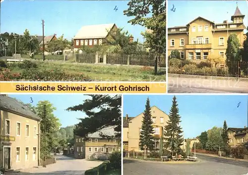 Gohrisch Dorfplatz Kurheim FDGB Heim Erholung Teilansicht / Gohrisch /Saechsische Schweiz-Osterzgebirge LKR