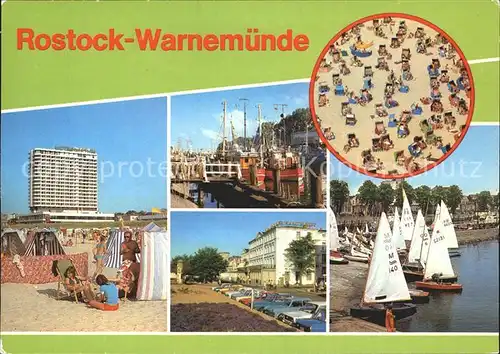 Rostock Warnemuende Hotel Neptun Hafen am Alten Strom Strandhotel Strand Jachthafen Kat. Rostock