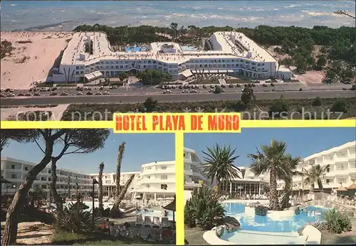 Mallorca Hotel Playa de Muro Fliegeraufnahme Swimmingpool Kat. Spanien