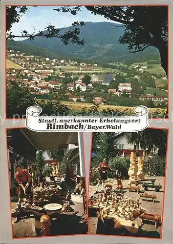 Rimbach Bayrischer Wald Total Handwerkskunst Holzschnitzerei Kat. Rimbach