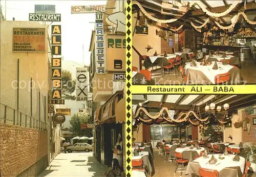 Benidorm Restaurant Ali Baba Gastraum Gambo Strat Kat. Costa Blanca Spanien