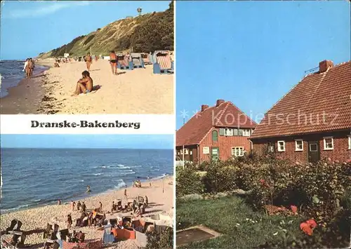 Dranske Bakenberg Strandpartien Inselhaeuser