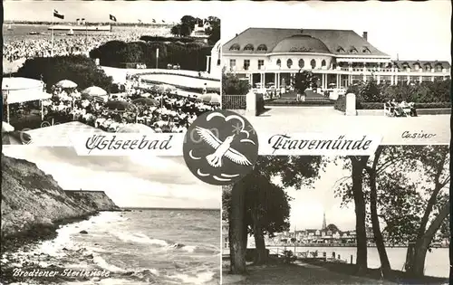 Travemuende Ostseebad Strand Casino Brodtener Steilkueste Kat. Luebeck
