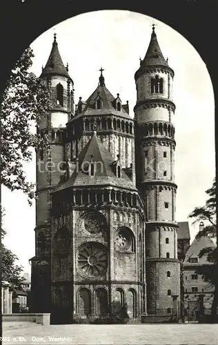 Worms Rhein Dom Westchor Kat. Worms