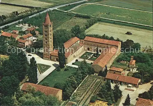 Codigoro Abbazia di Pomposa Fliegeraufnahme Kat. Ferrara